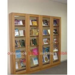 Estante de Madera con Puertas